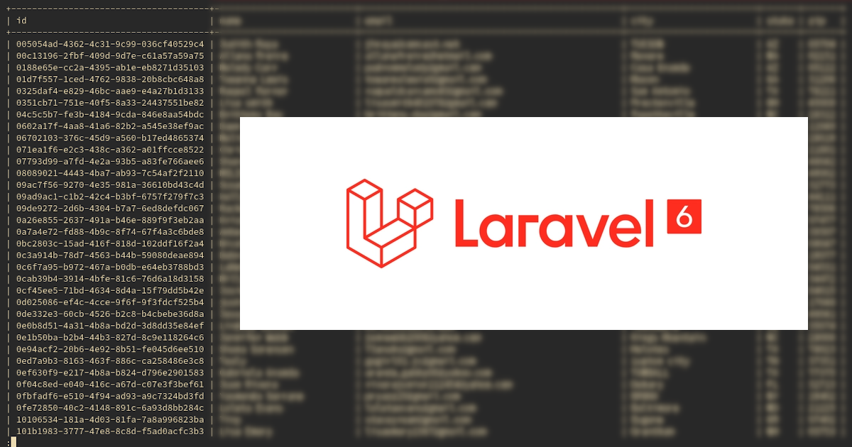 Using UUIDs with Laravel